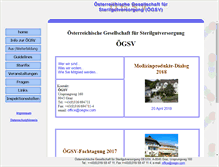 Tablet Screenshot of oegsv.com